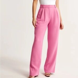 COPY - A&F Harper Tailored Premium Crepe Pant